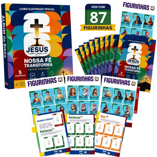 Tudo o que você recebe ao comprar o Álbum Cristão