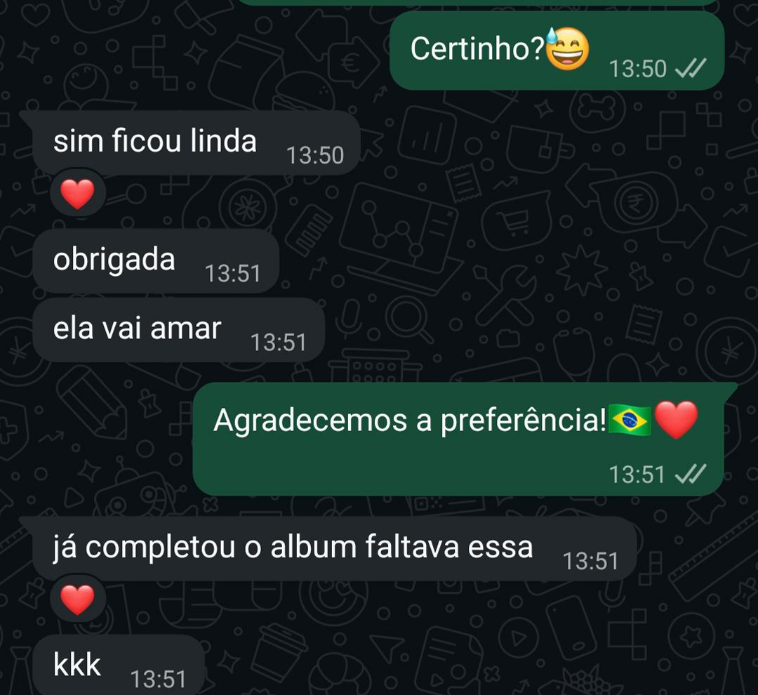 Print de avaliação de cliente